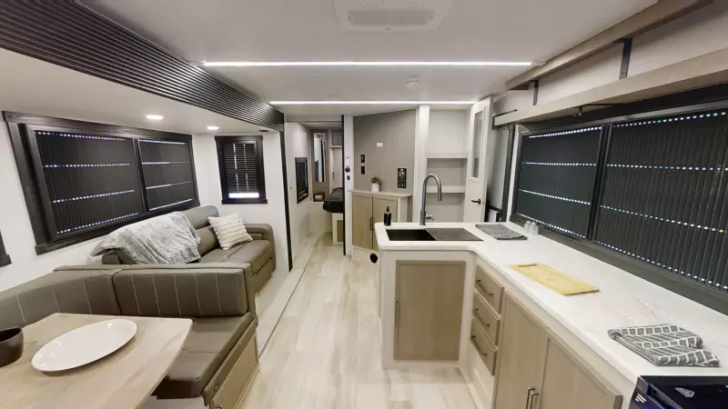 Hemisphere Travel Trailers Main Room